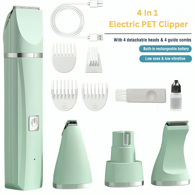 4-In-1 Pet Grooming Kit - 50% OFF Today Only