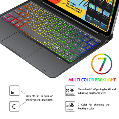 Wireless Rotating Touchpad Keyboard Smart Case for iPad - 50% OFF Today Only