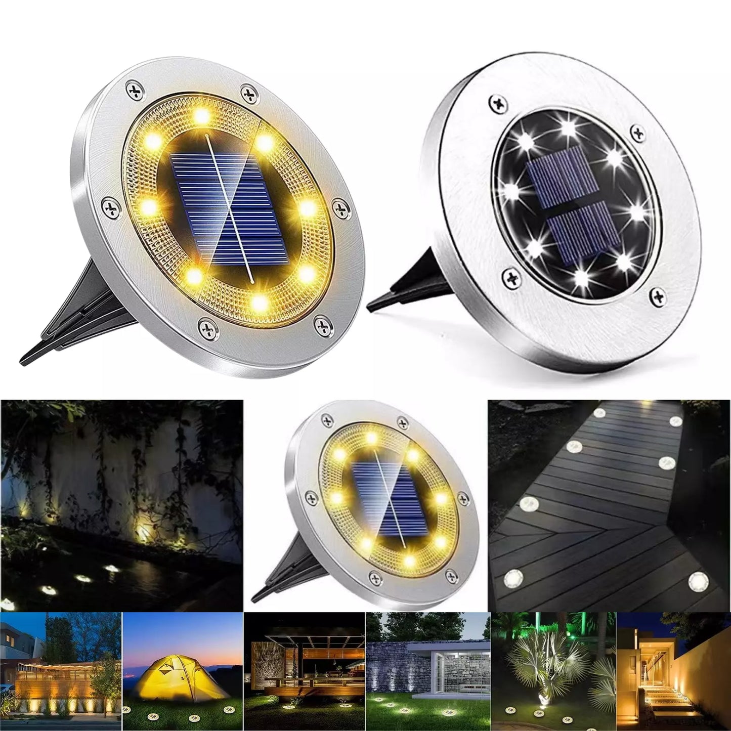 Solar Ground Light Pack - 50% OFF Today Only