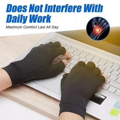 Copper Therapy Gloves for Arthritis, Hand Pain Relief - 50% OFF Today Only