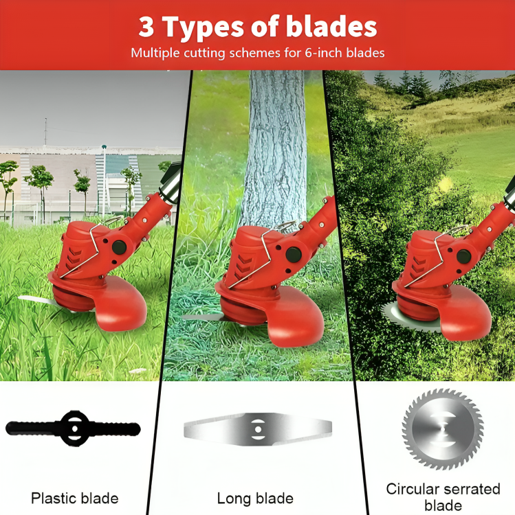 3-in-1 Cordless Electric Lawn Mower - 50% OFF Today Only