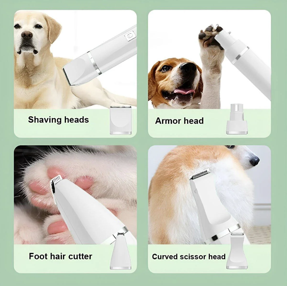 4-In-1 Pet Grooming Kit - 50% OFF Today Only