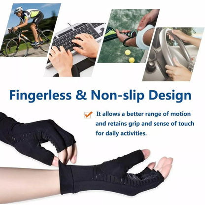 Copper Therapy Gloves for Arthritis, Hand Pain Relief - 50% OFF Today Only