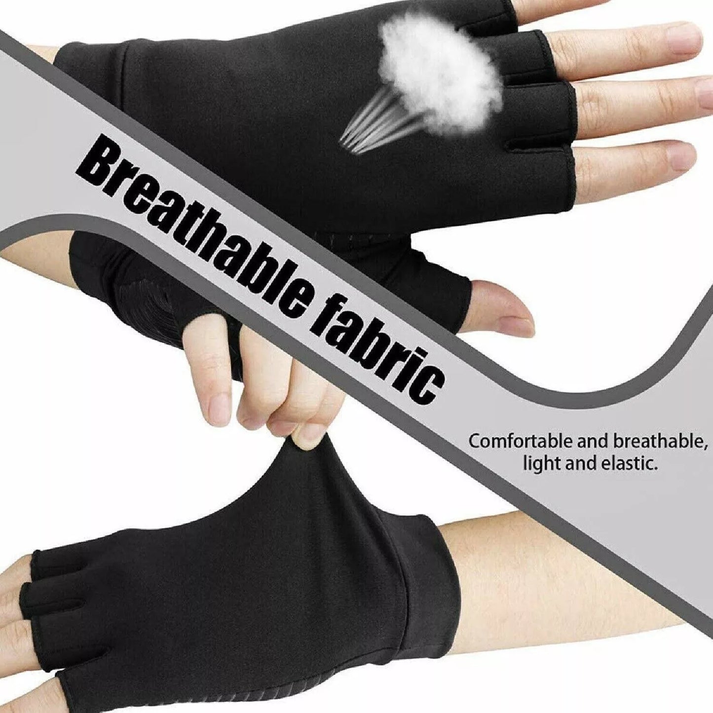 Copper Therapy Gloves for Arthritis, Hand Pain Relief - 50% OFF Today Only