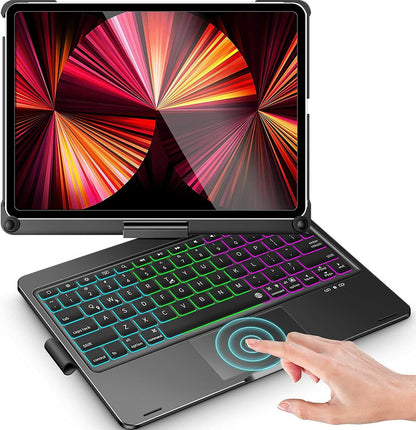 Wireless Rotating Touchpad Keyboard Smart Case for iPad - 50% OFF Today Only
