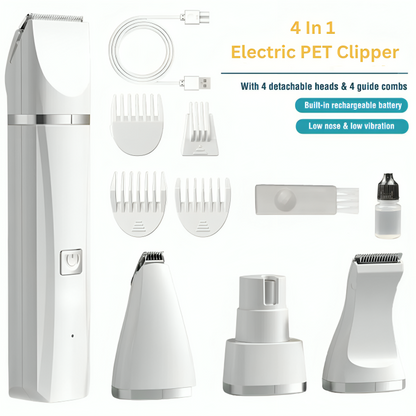 4-In-1 Pet Grooming Kit - 50% OFF Today Only