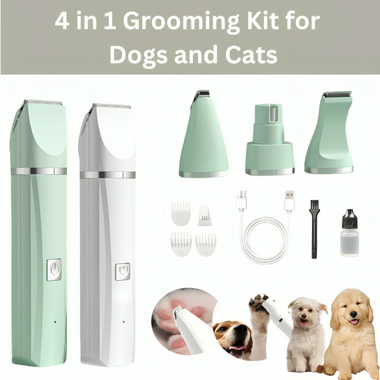 4-In-1 Pet Grooming Kit - 50% OFF Today Only