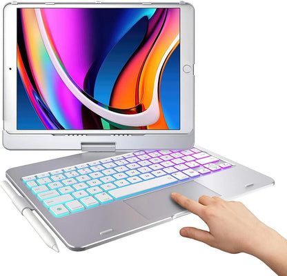 Wireless Rotating Touchpad Keyboard Smart Case for iPad - 50% OFF Today Only